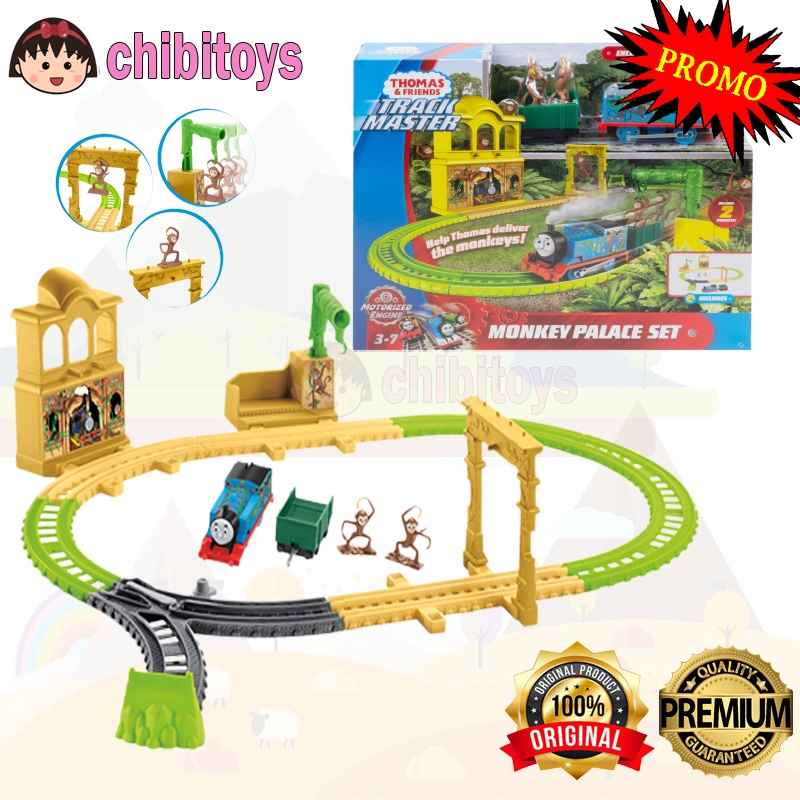 Jual THOMAS FRIENDS TRACK MASTER MONKEY PALACE SET MOTORIZED