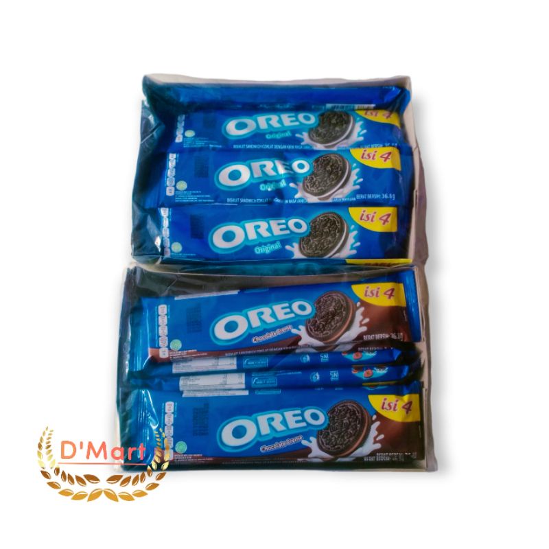 Jual Biskuit Oreo Isi 4 (12pcs) | Shopee Indonesia