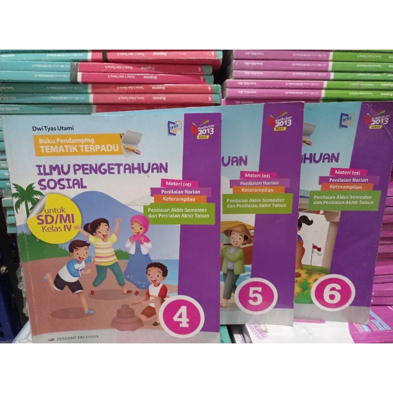 Jual Buku Bekas Buku Pendamping Tematik Terpadu Ilmu Pengetahuan Sosial