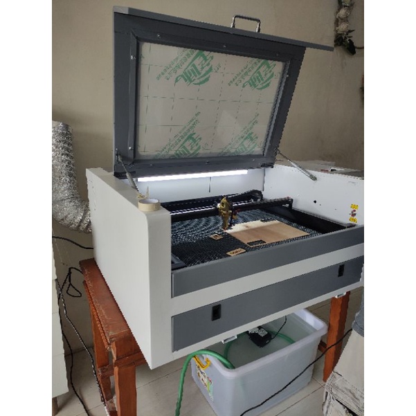 Jual Mesin Laser Cutting Dan Engraving 4060 50watt With Ruida | Shopee ...