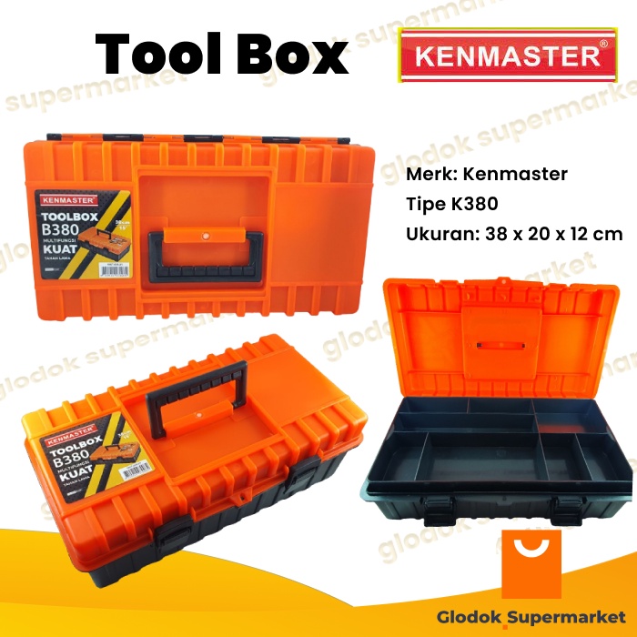 Jual Tool Box Kenmaster B380 Kotak Perkakas Toolbox Besar K380 | Shopee ...