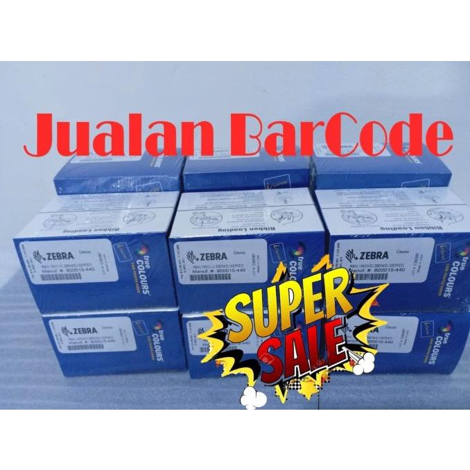 Jual Pita Ribbon Printer Id Card | Kartu Zebra P330I Ymcko Color Warna