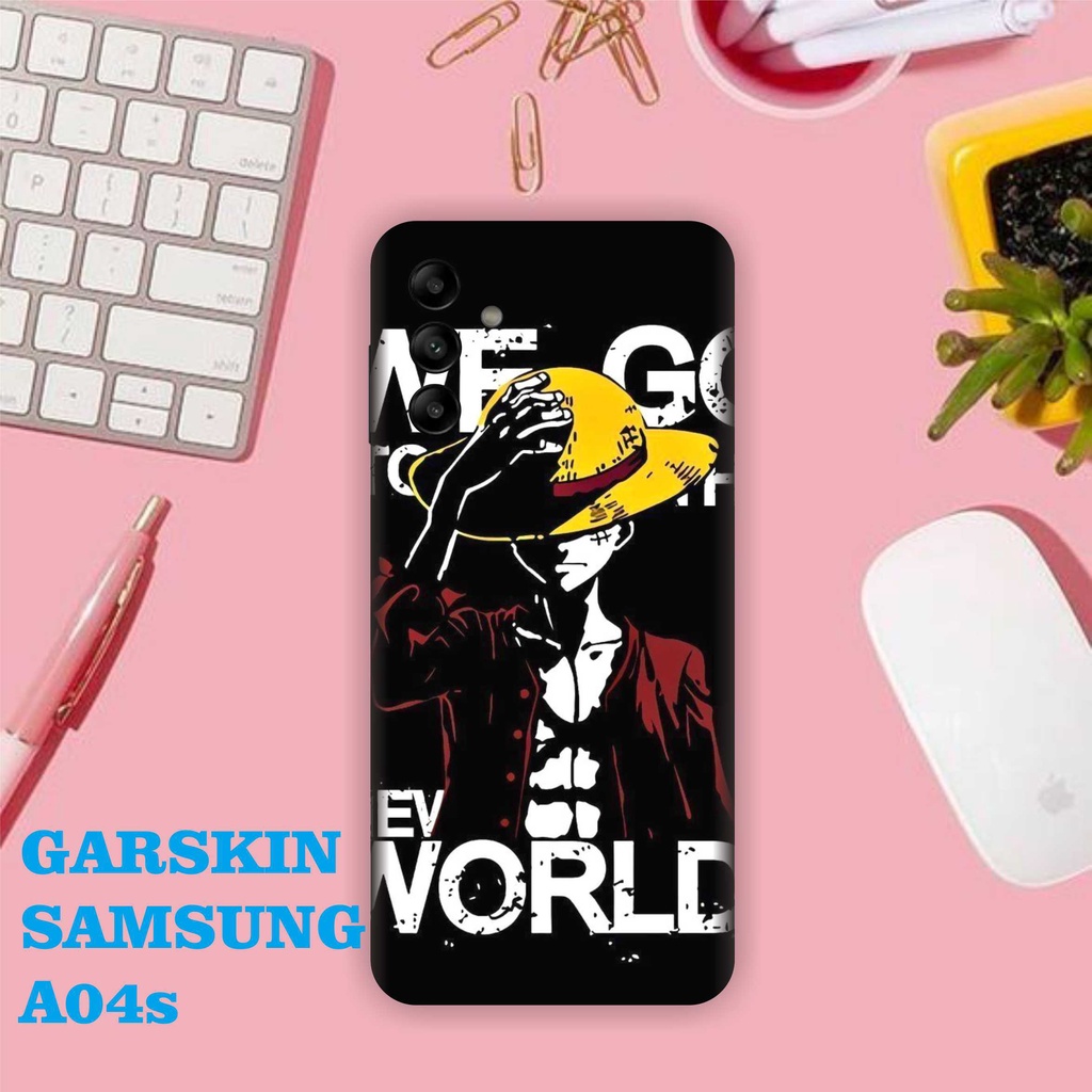 Jual GARSKIN SAMSUNG A04s MOTIF TOP LUTFY - ISI 2PCS FREE CUSTOM MOTIF ...