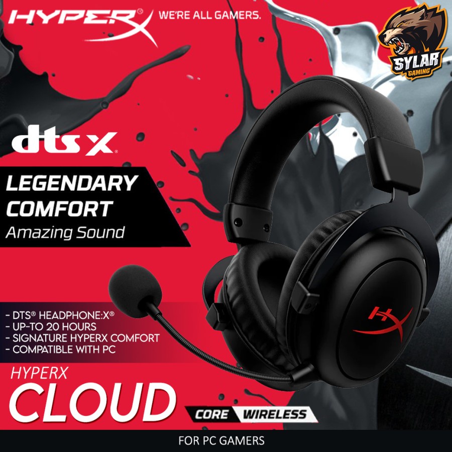 Jual HyperX Cloud Core Wireless Gaming Headset | Shopee Indonesia