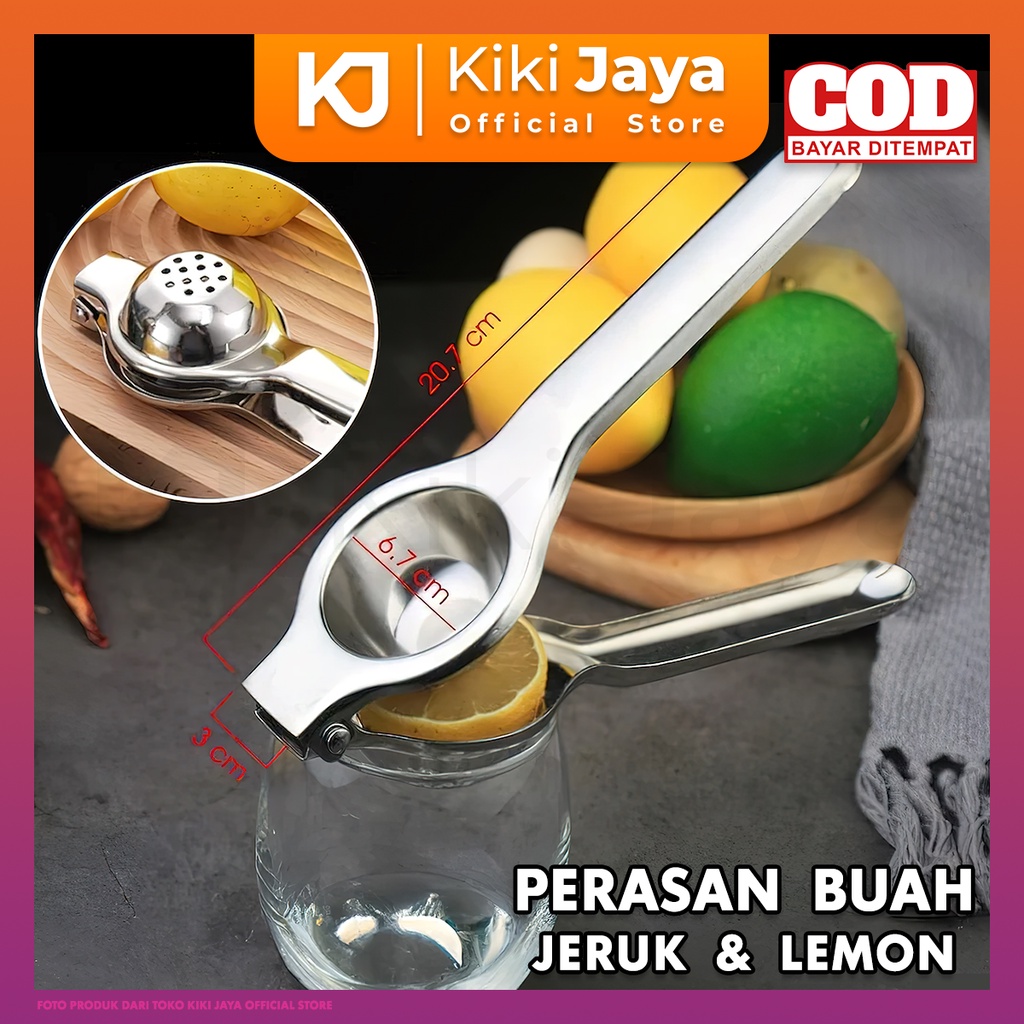 Jual Kiki Alat Perasan Buah Jeruk Dan Lemon Squeezer Peras Jeruk Nipis Bahan Stainless Steel