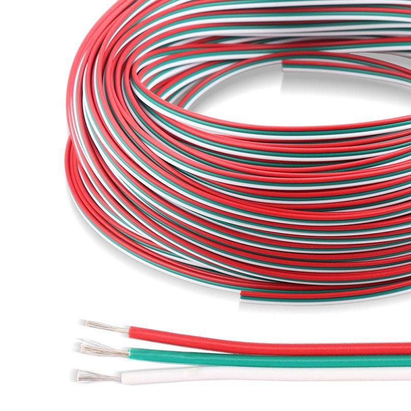 Jual kabel rgb 3 pin harga permeter strib rgb dll | Shopee Indonesia