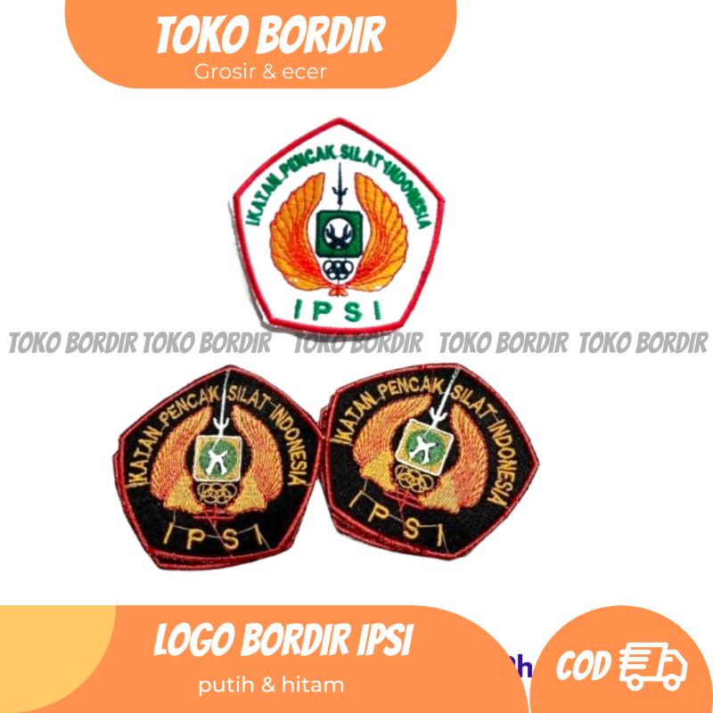 Jual Logo Bordir Ipsi Logo Ikatan Pencak Silat Indonesia Shopee