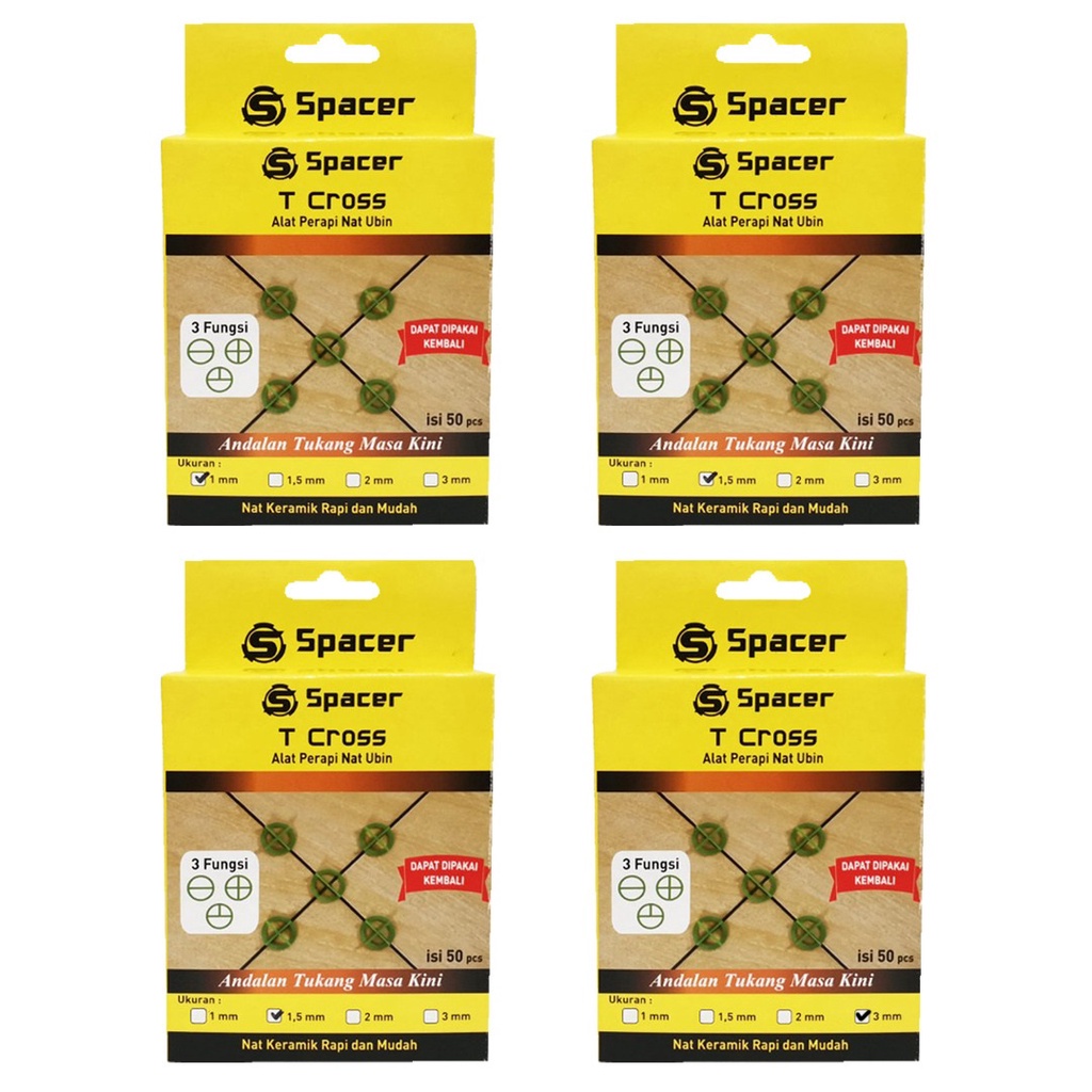 Jual Tile Cross Spacer T Cross / Tile Leveling Nat Spacer | Shopee ...