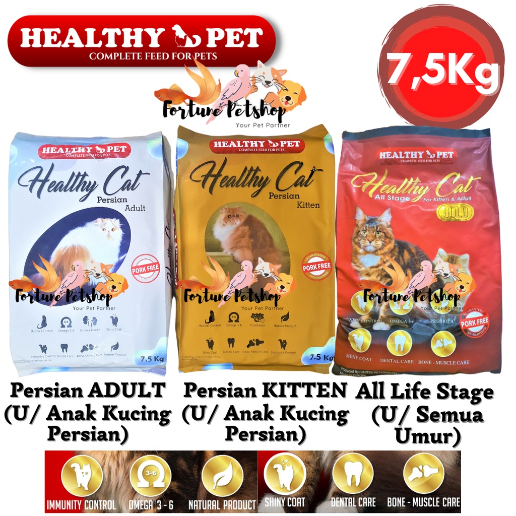 Jual EKSPEDISI- Healthy Cat All Stage / Persian Adult / Persian Kitten