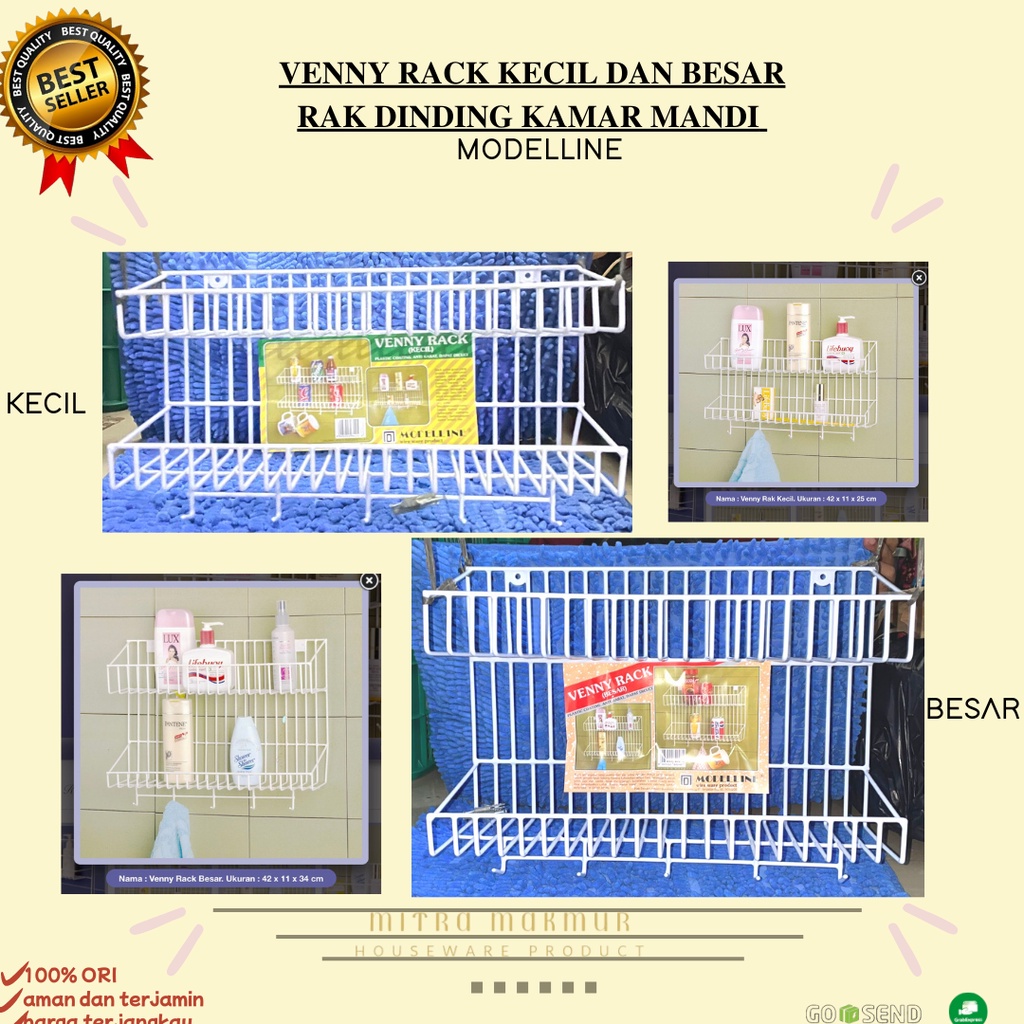 Jual NEW!! VENNY RACK KECIL DAN BESAR / RAK DINDING KAMAR MANDI ...