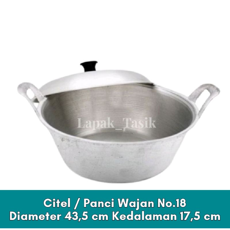 Jual Citel No Citel Jumbo Panci Wajan Rebus Tradisional Alumunium Shopee Indonesia