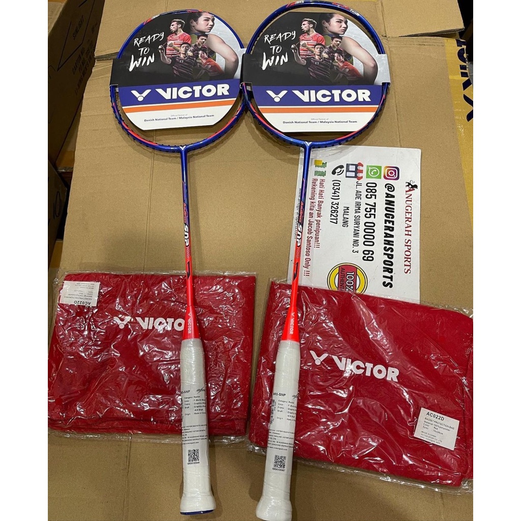 Jual Raket Badminton VICTOR AURASPEED SNP ORIGINAL | Shopee Indonesia