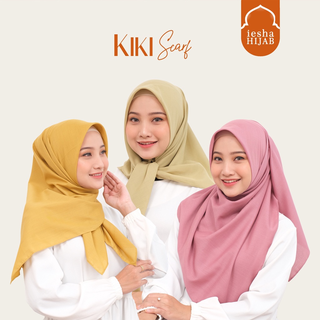 Jual Jilbab segi empat, murah, praktis, adem halus polos,nyaman dipakai