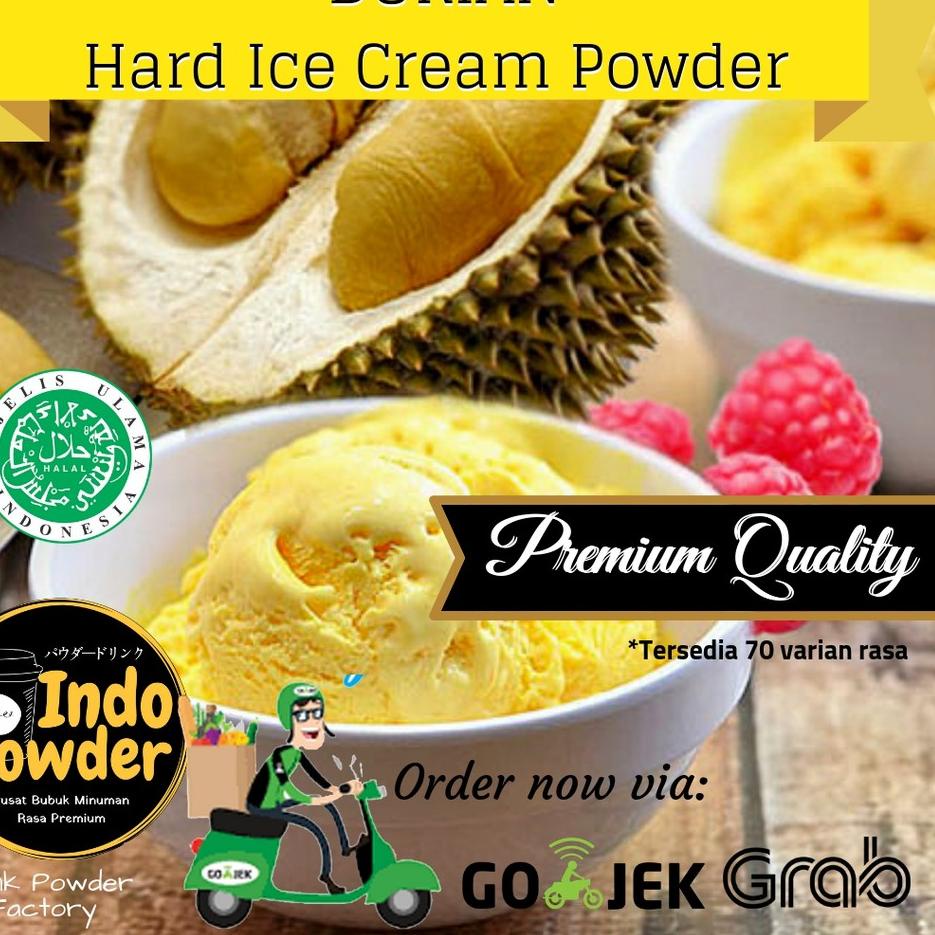 Jual SALE!!Bubuk ICE CREAM rasa DURIAN 1Kg - Bubuk es Krim rasa Durian ...