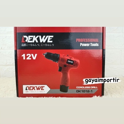 Jual Mesin Bor Baterai 48v Dekwe - Cordless Drill (DK1048) | Shopee ...