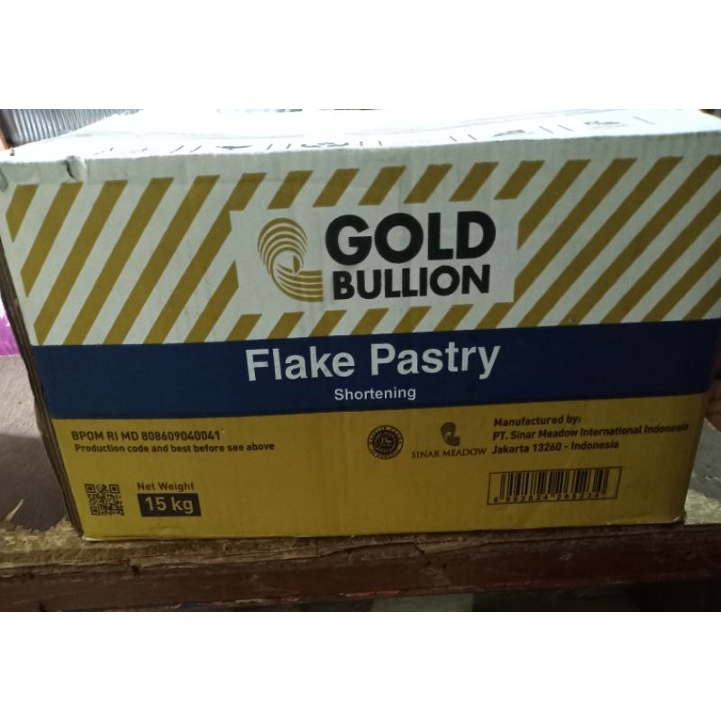 Jual Gold Bullion Flake Pastry 15 kg / Korsvet Corsvet Shortening Lipat