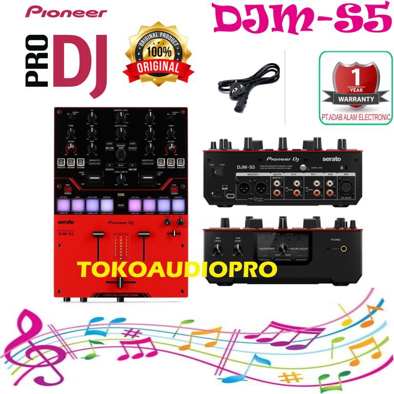 Jual Pioneer DJ DJM-S5 2-channel Mixer for Serato DJ Pionner Jual Pioneer DJ DJM-S5 2-channel Mixer for Serato DJ Pionner