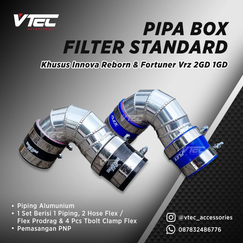 Jual Pipa Box Filter Innova Reborn Fortuner Vrz Hilux Revo 2GD 1GD ...