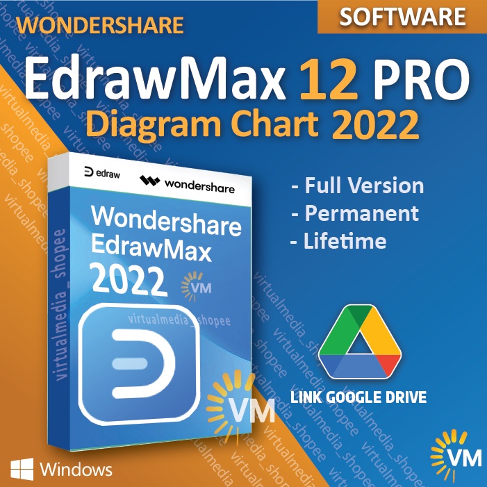 Jual EDRAWMAX PRO 12 FULL WONDERSHARE EDRAW MAX DIAGRAM CHART FLOW ...