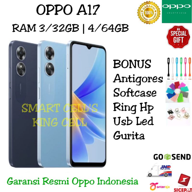 Jual OPPO A17 RAM 4/64GB GARANSI RESMI OPPO INDONESIA | Shopee Indonesia