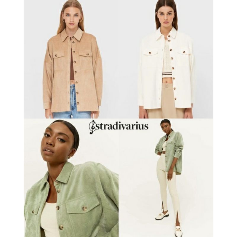 Jual Strdivarius Corduroy Overshirt | Shopee Indonesia