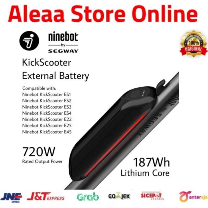 Jual Ninebot KickScooter External Battery by Segway for ES1 ES2 E22 E25