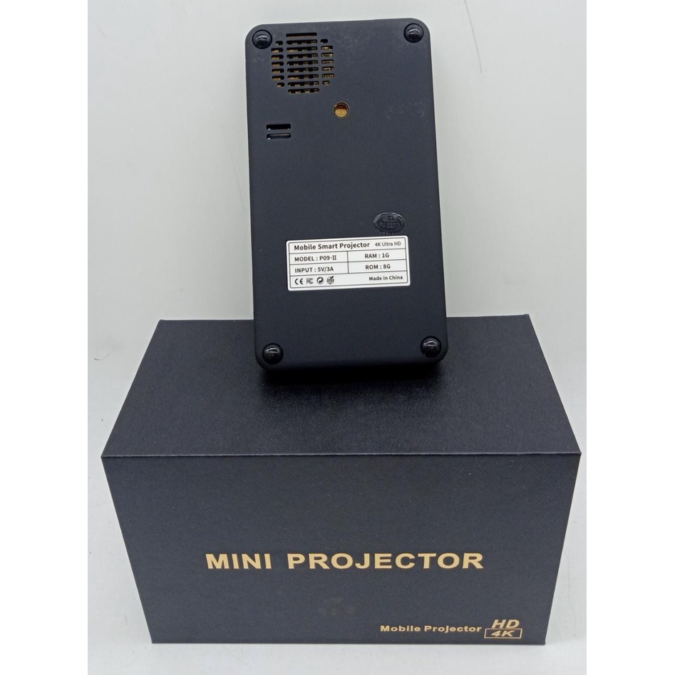 Jual PROJECTOR SMART MINI DLP P09-II 1GB+8GB 4K ULTRA HD