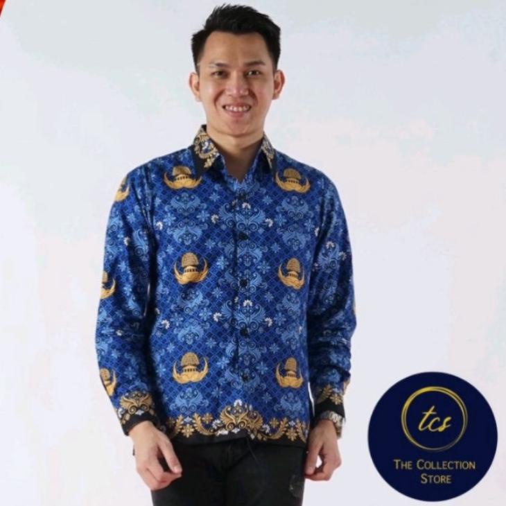 Jual Model Baru Seragam korpri 2022 Krah hitam full furing // baju