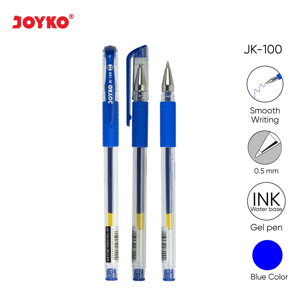 Jual Gel Pen Pulpen Pena Joyko Jk 100 0 5 Mm Shopee Indonesia