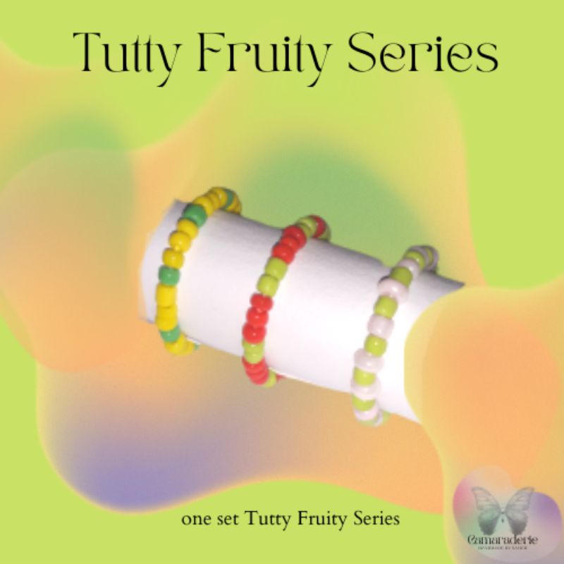 Jual cincin manik- One Set Tutty Fruity series by sahab | Shopee Indonesia