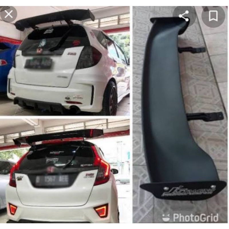 Jual spoiler jazz gk5 jss racing | Shopee Indonesia