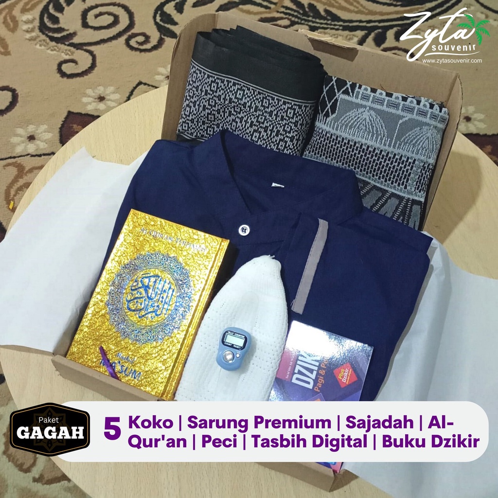 Jual Hampers Alat Sholat Sajadah Sarung Baju Koko Cowok Muslim ...