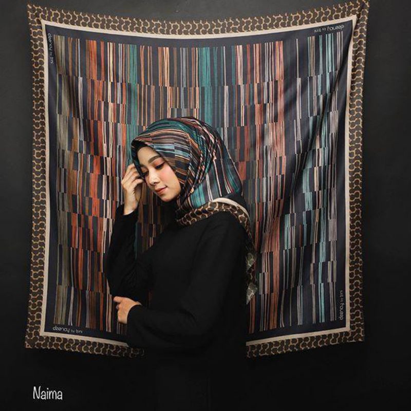 Jual jilbab voal motif lasercut terbaru grosir dan eceran HIJAB DEENAY
