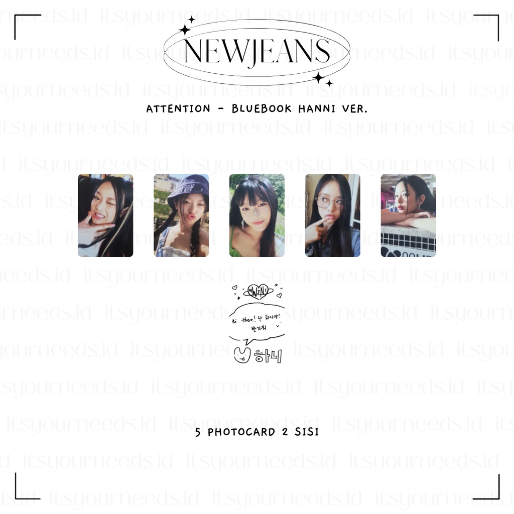 Jual PHOTOCARD NEWJEANS BLUEBOOK BAG WEVVERSSE | Shopee Indonesia