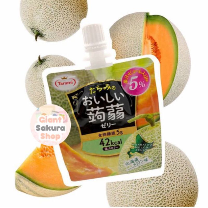 Jual Tarami Oishii Konyaku Jelly Drink Hokkaido Yubari Melon / jelly
