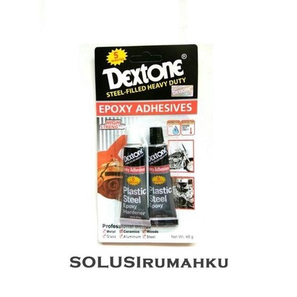 Jual Epoxy Adhesive Dextone Menit Lem Plastic Steel Komponen