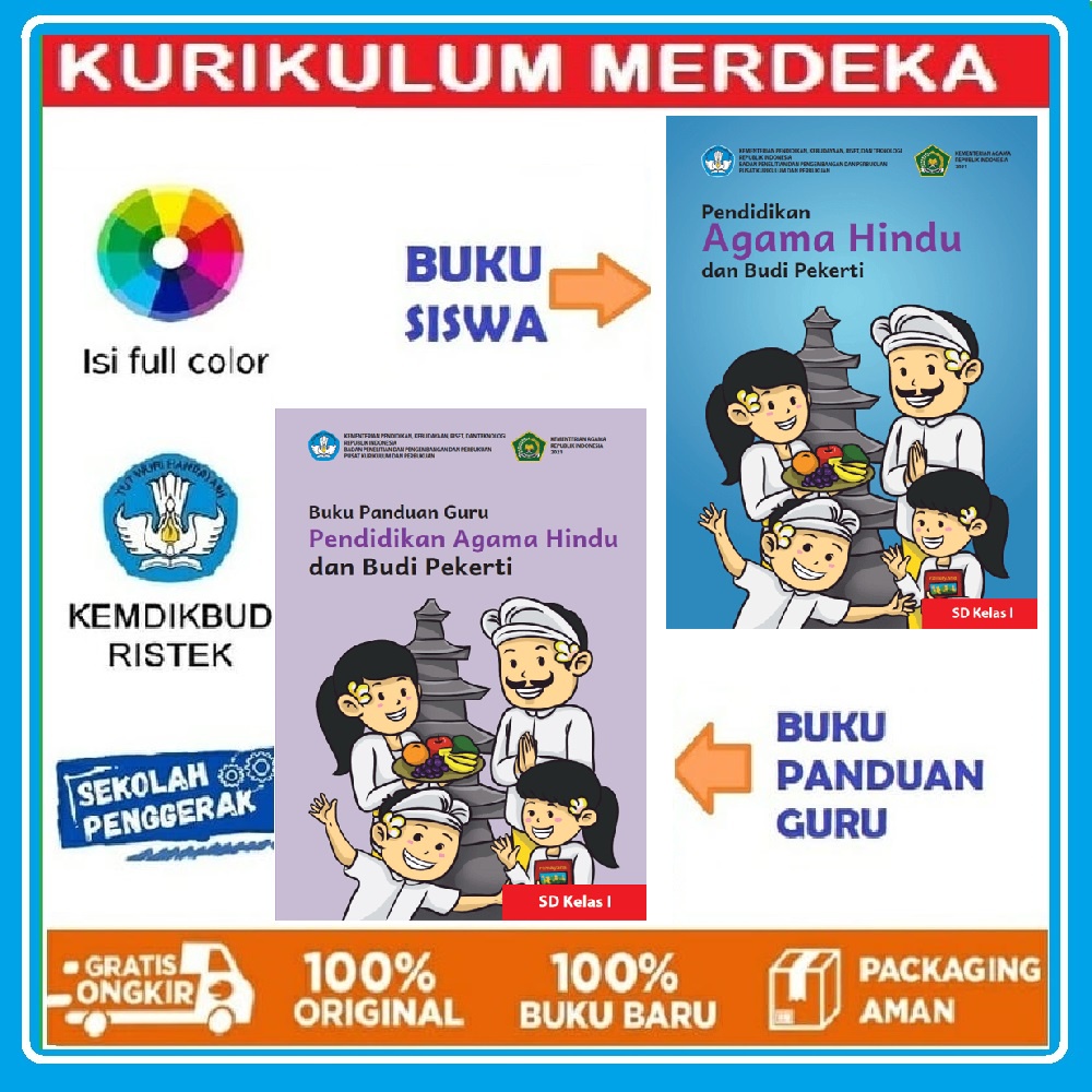 Jual Buku Agama Hindu dan Budi Pekerti SD Kelas 1 Kurikulum Merdeka ...