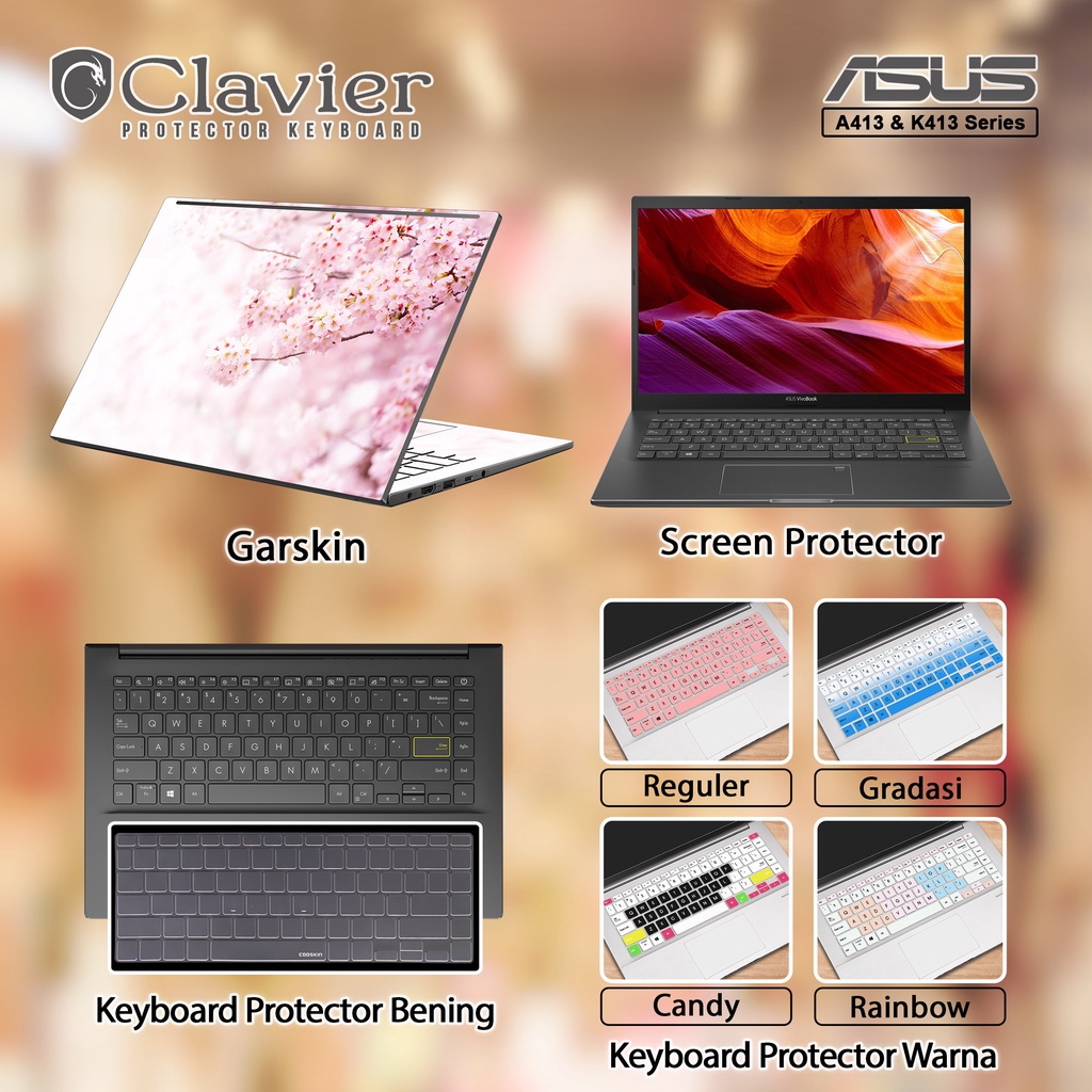 14 K413 Asus Vivobook K413jp Jual Cover Keyboard Screen Protector