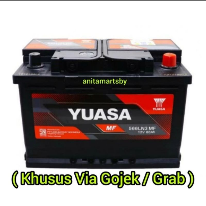 Jual Accu /Aki Mobil Yuasa Mf LN3 ( 566LN3 ) Cocok untuk Fortuner vrz