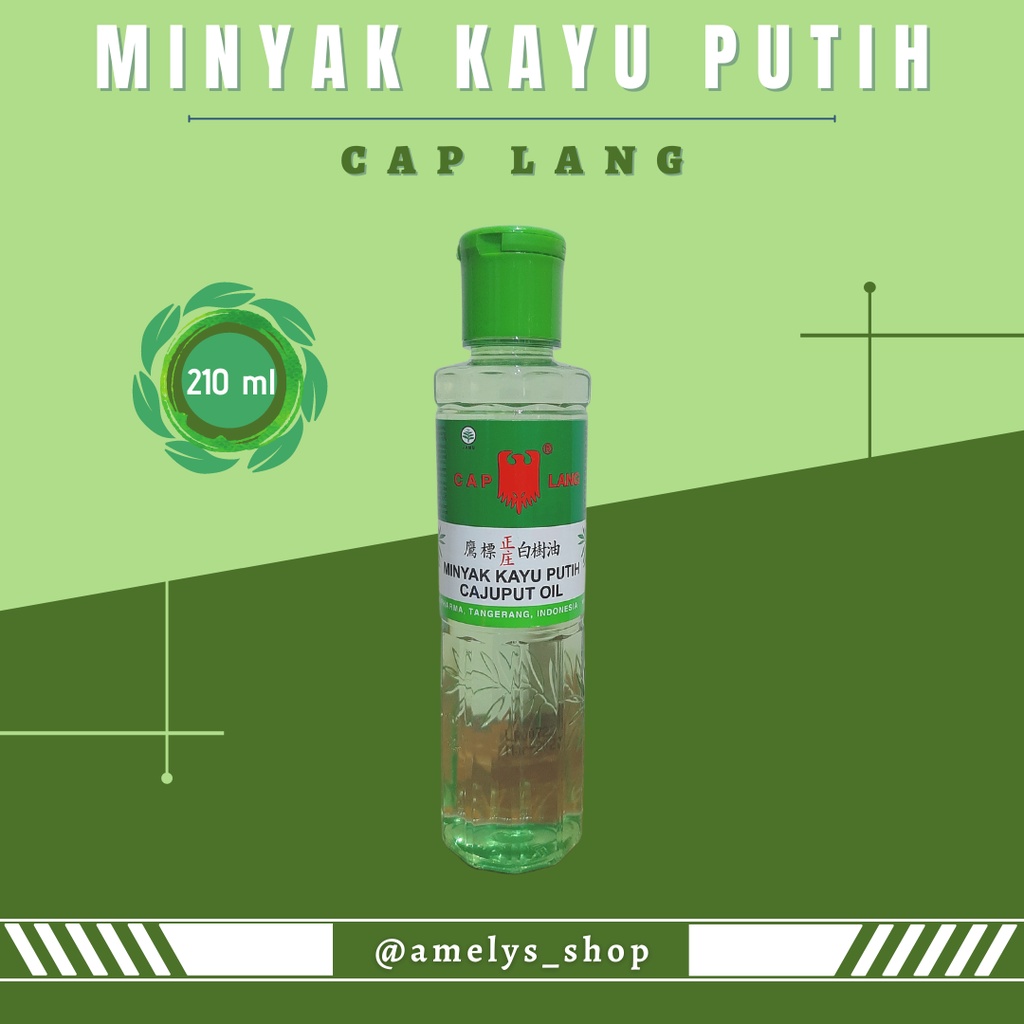 Jual Minyak Kayu Putih Cap Lang 210 Ml Shopee Indonesia