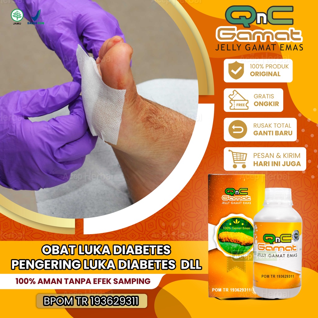 Jual Obat Luka Diabetes Pengering Luka Diabetes Gula Darah Kencing Manis Luka Bakar Borok