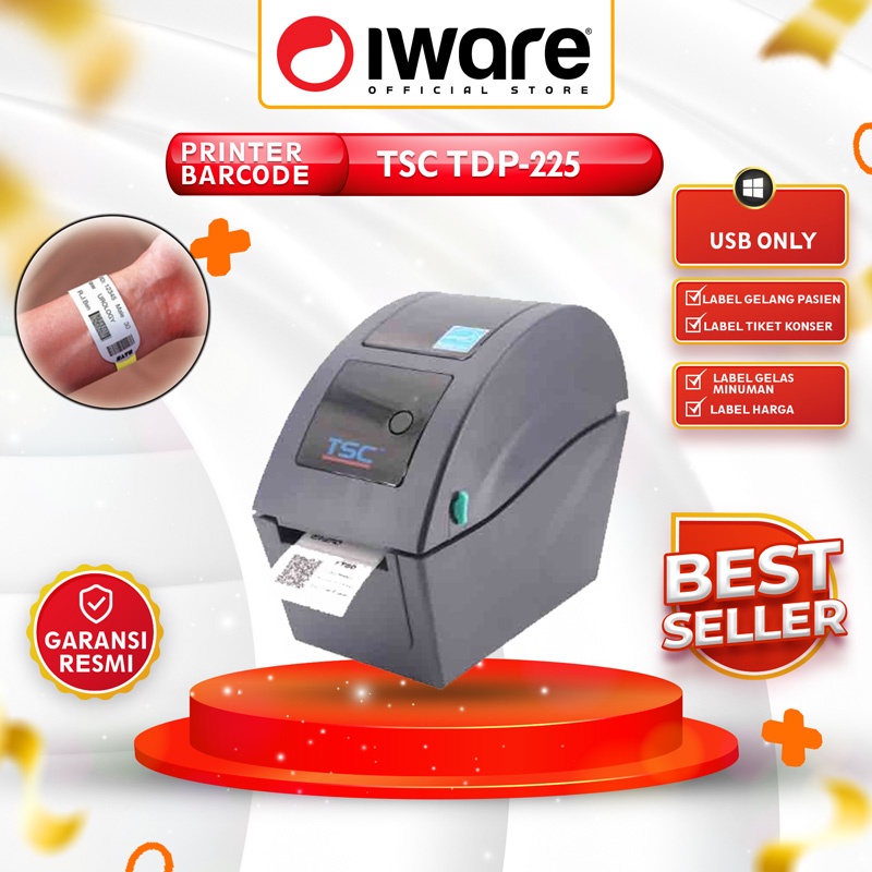 Jual IWARE BARCODE PRINTER TSC-TDP 225 | TSC TDP-225