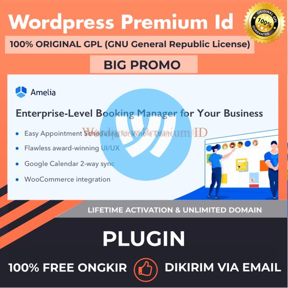 Jual Amelia Plugin WordPress Shopee Indonesia