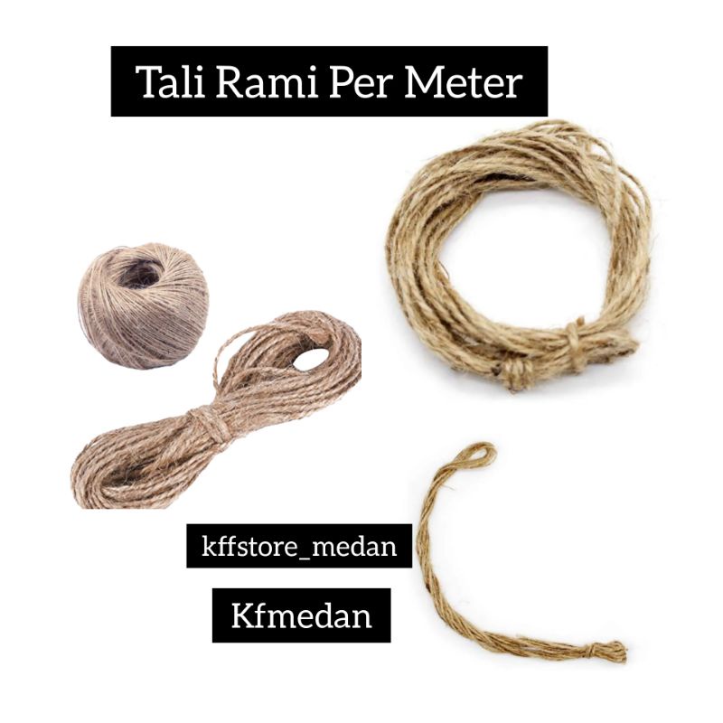 Jual Tali Rami 2ply & 3ply (Dijual Ecer Per Meter) | Shopee Indonesia