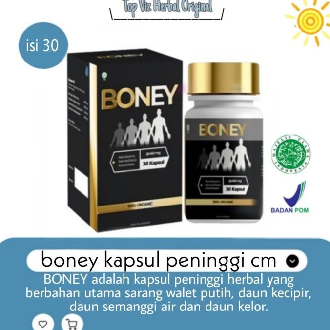 Jual Boney Kapsul Peninggi Cm Obat Herbal Boney Peninggi Badan Original