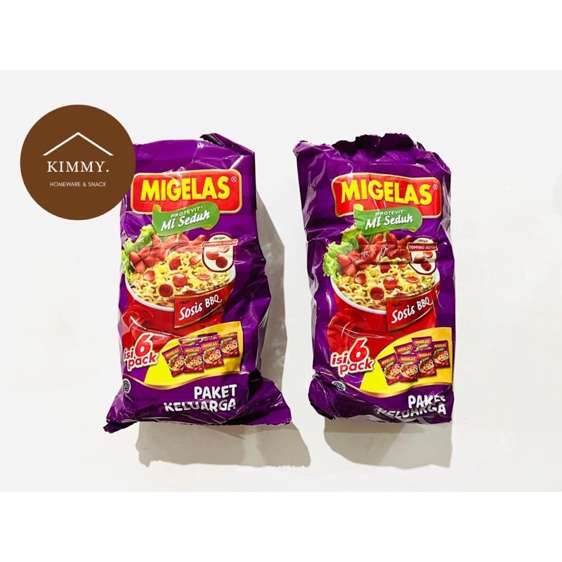 Jual Migelas Paket Keluarga 1 Pack Isi 6 Semua Rasa Mie Gelas Paket