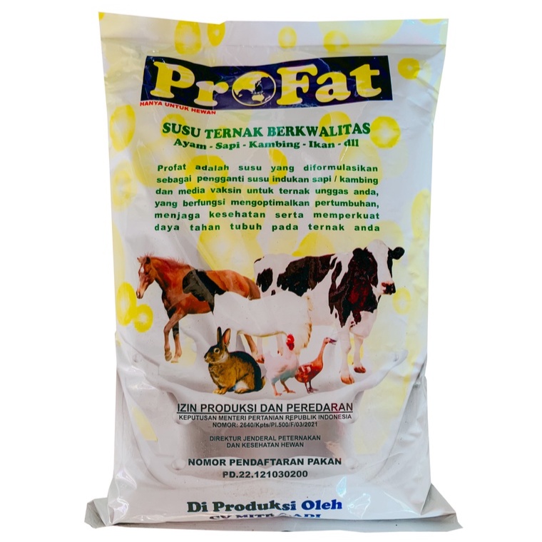 Jual PROFAT 1 Kg - Susu Ternak Penganti Induk Milk Replacer Sapi Ayam ...