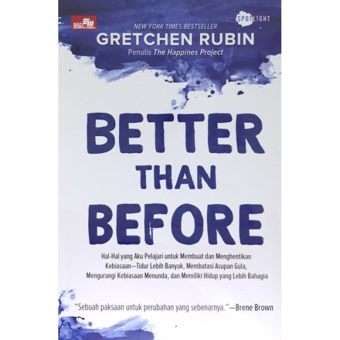 Jual Buku Better Than Before By Gretchen Rubin | Shopee Indonesia