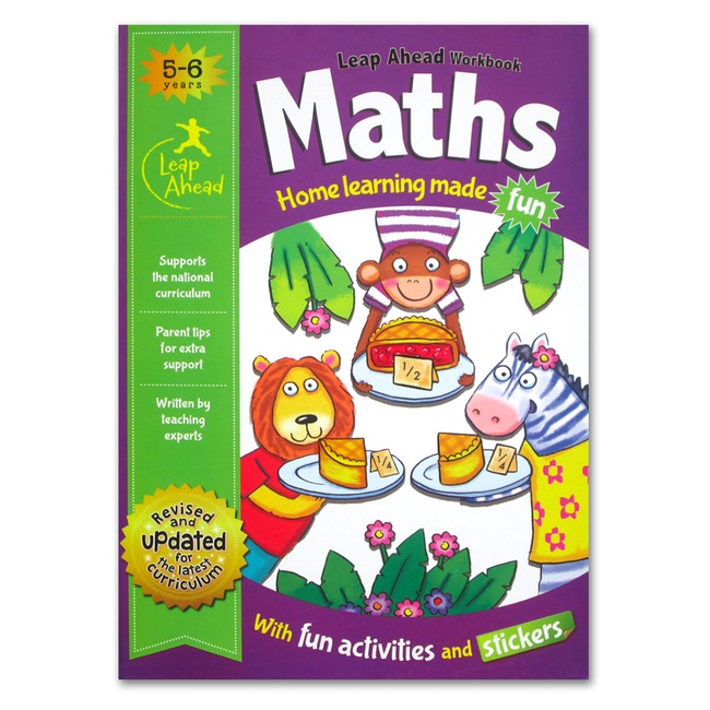 Jual Buku matematika - buku anak - Maths Leap Ahead Workbook - (5-6 ...