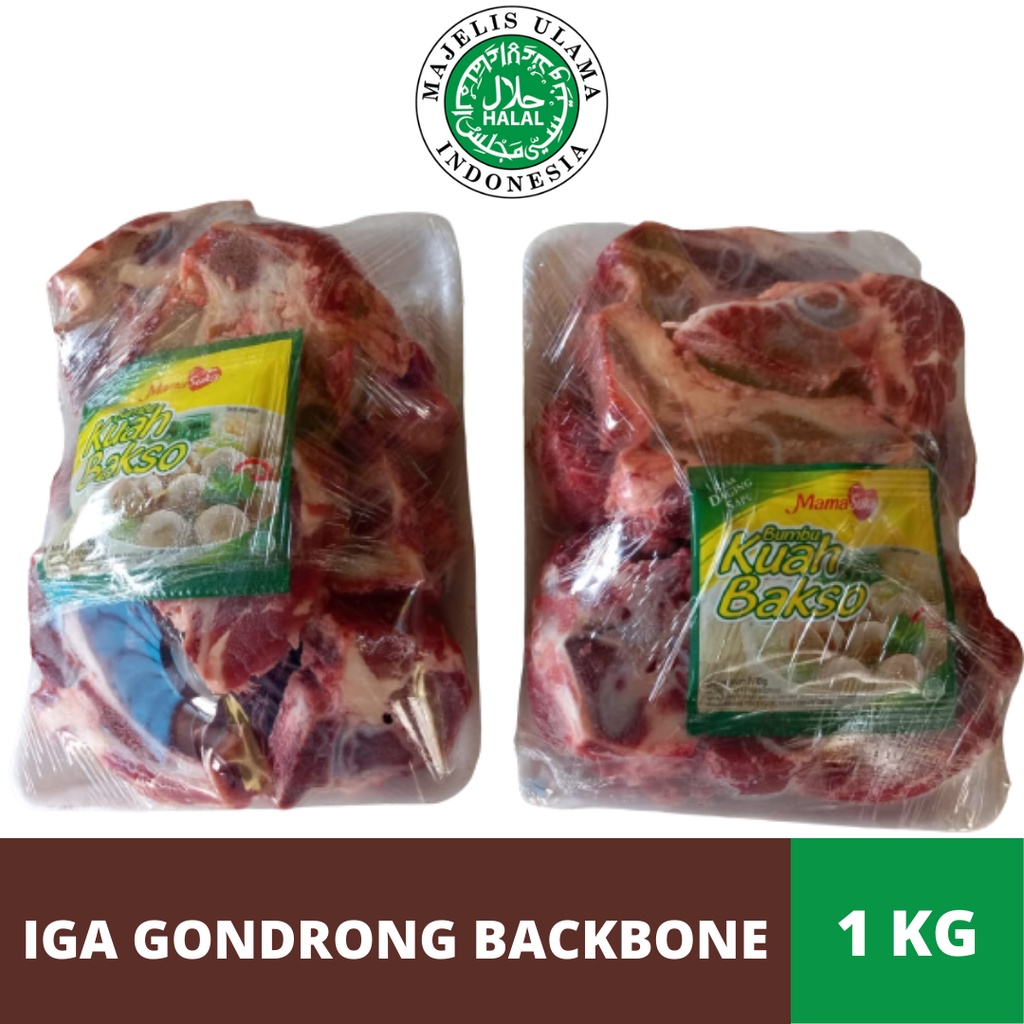 Jual Iga Gondrong Backbone 1kg Iga Sapi Bumbu Kuah Daging Iga Kuah